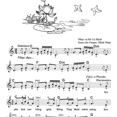 Thực Hành Biểu Diễn Organ Cho Thiếu Nhi – Tập 4