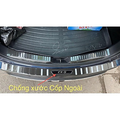 Chống Trầy Cốp Dành Cho Xe Mazda CX5 CX-5 2018 2019 2020 2021 mẫu Carbon