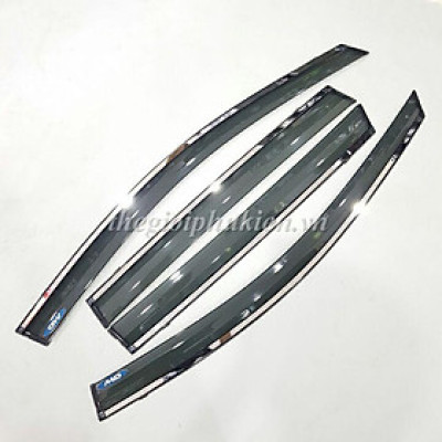 Bộ vè che mưa Honda CR-V, CRV 2018-2019 chỉ mạ Crom cao cấp