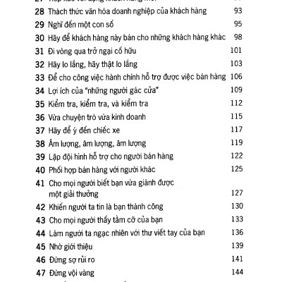 100 Ý Tưởng Bán Hàng Tuyệt Hay