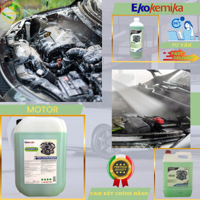 Motor - 5 lít - Dung dịch rửa khoang động cơ, khoang máy - Làm sạch dầu mỡ - Ekokemika