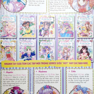 Công Chúa Vương Quốc Hoa - 1000 Hình Dán Trang Phục Công Chúa - Công Chúa Hoa Cúc (Tái Bản 2023)