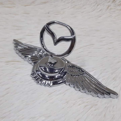 Logo cánh chim 3D cao cấp gắn capo ô tô