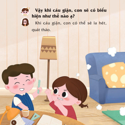 Sách Cùng Con Nuôi Dưỡng Cảm Xúc Tích Cực - Con Không Cáu Giận