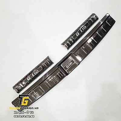 Bộ Ốp bậc cốp Hyundai Grand i10 2021 vân Titan