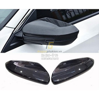 Bộ ốp gương chiếu hậu Honda Civic 2016-2019 vân Carbon cap cấp