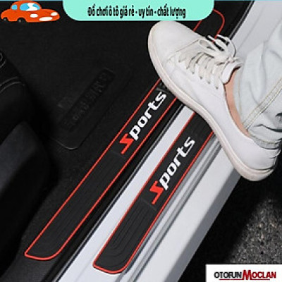 Nẹp Bước Chân Cao Su Sport Dùng Chung Cho Mọi Dòng Xe - Chống trơn trượt 