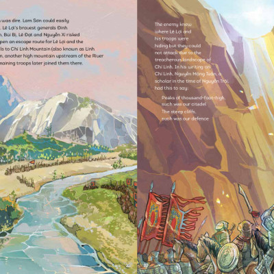 A HISTORY OF VIETNAM IN PICTURES - THE LAM SƠN UPRISING (IN MÀU, BÌA MỀM)