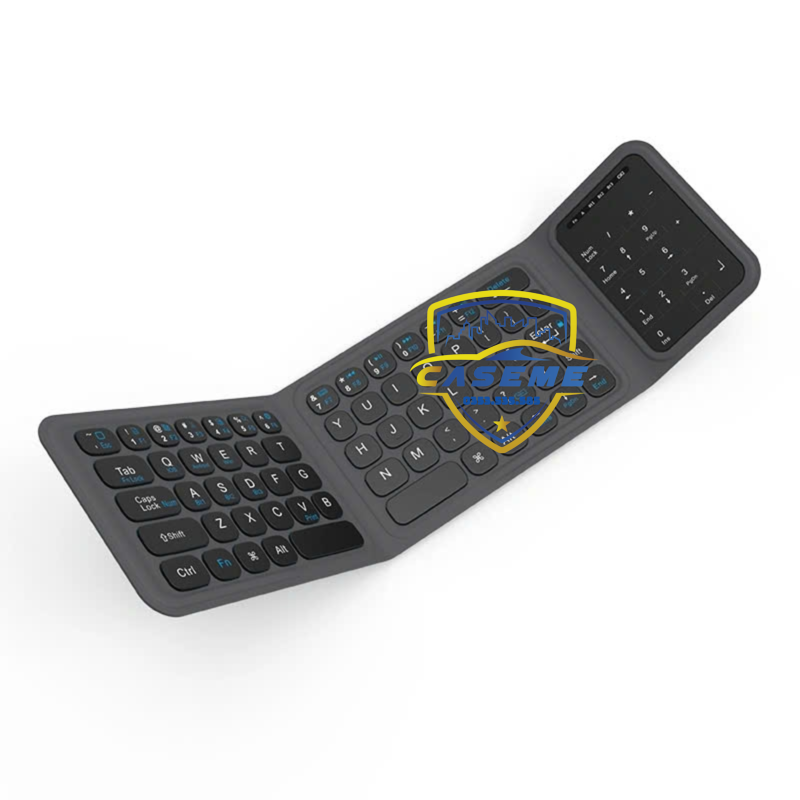 Bàn Phím Bluetooth Gập Gọn hiệu Wi WU FMK-05 – Kết Nối Nhanh V5.2, Kèm Túi Đựng & Giá Đỡ, Pin 40 Giờ – Hàng Chính Hãng