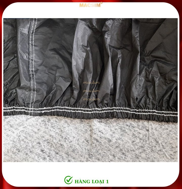 Bạt phủ ô tô bán tải Peugeot Landtrek nhãn hiệu Macsim sử dụng trong nhà và ngoài trời chất liệu Polyester - màu đen