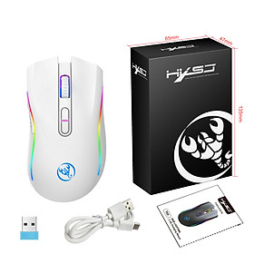 Chuột Không Dây Pin sạc T69 Gaming led RGB Cổng sạc TypeC chống mỏi cổ tay cho máy tính laptop hàng nhập khẩu