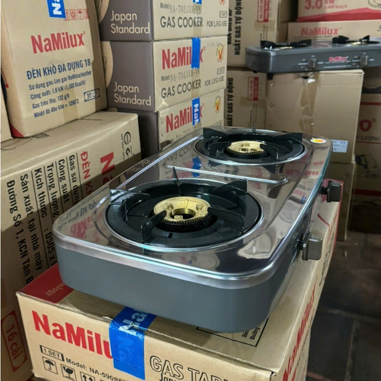 Bếp gas đôi để bàn Namilux 590SM | Hàng Chính Hãng