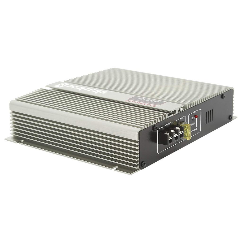 DSP QPertos Bộ Khuếch Đại Âm Thanh Ô Tô Kỹ Thuật Số Amplifier N-368 2200W 2 kênh lắp đặt sub gầm đôi cho ô tô