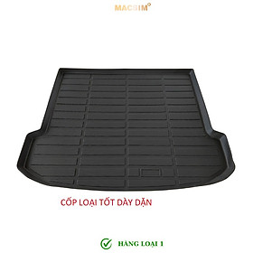 Thảm lót cốp xe ô tô Vinfast VF8 Nhãn hiệu Macsim chất liệu nhựa TPE cao cấp màu đen