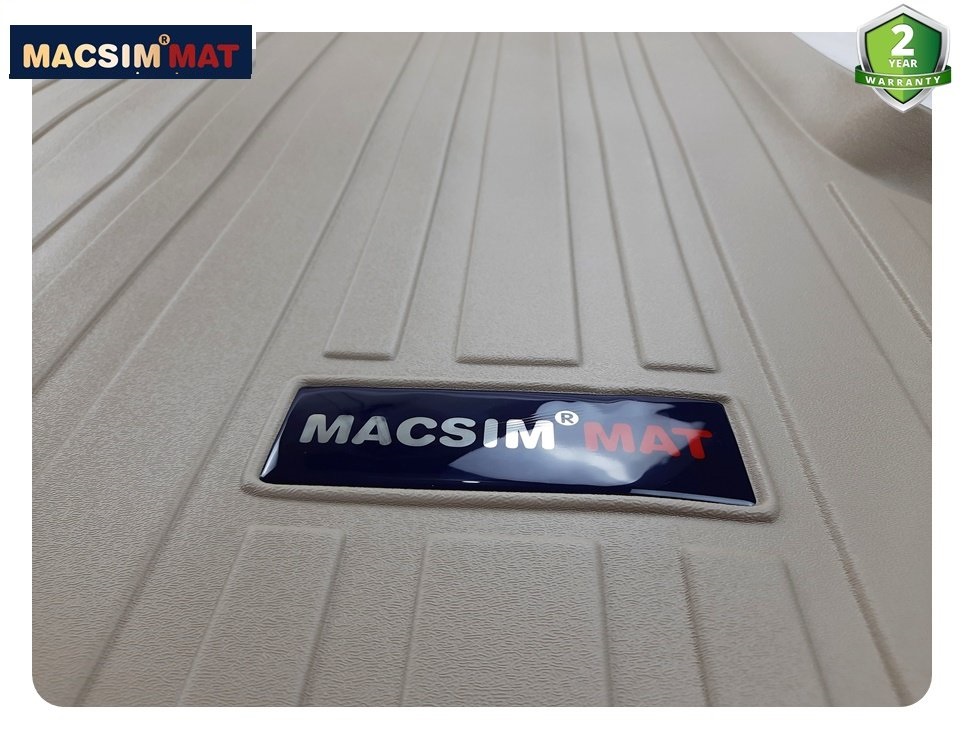 Thảm lót cốp xe ô tô Lexus GX 2010- 2023 nhãn hiệu Macsim chất liệu TPV cao cấp màu be