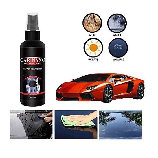 Phụ kiện ô tô Dung dịch Nano Chống Bám đọng nước mưa trên Kính ô tô công nghệ Nhât Bản 120 mL