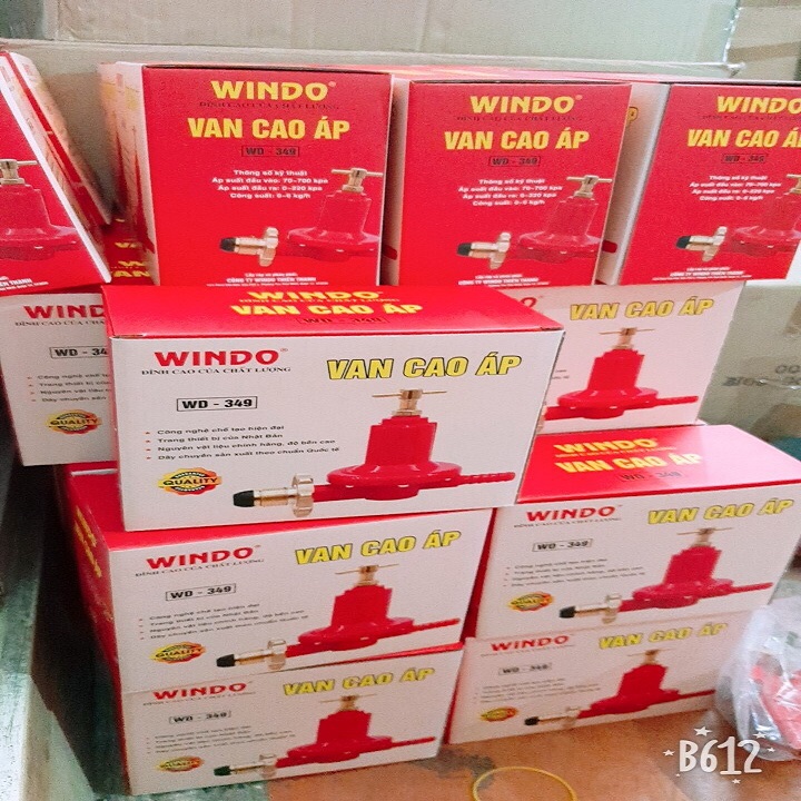 Van gas cao áp cao cấp WINDO dùng cho bếp công nghiệp (bếp khè)- Hàng chính hãng