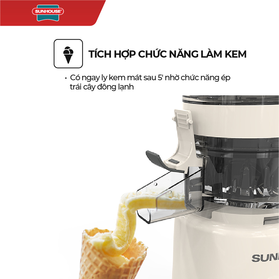 Máy ép chậm Sunhouse Mama SHD5515 600ml - Hàng chính hãng