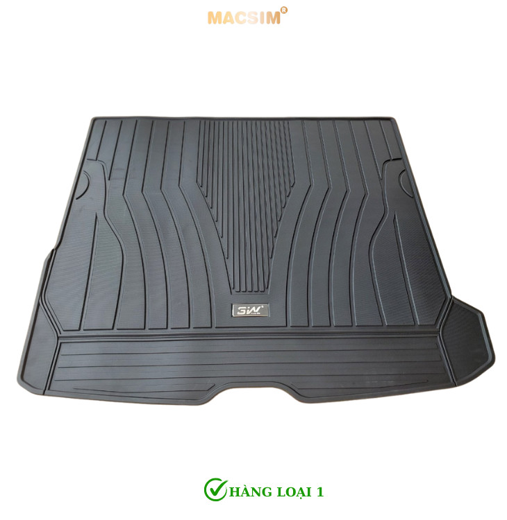 Thảm lót cốp xe ô tô Mercedes-Benz GLC 2023-2024+ nhãn hiệu Macsim 3W chất liệu TPE cao cấp màu đen