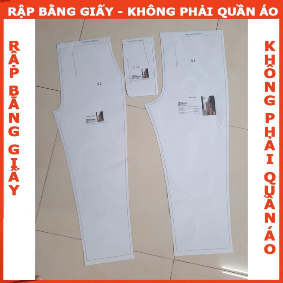 Rập giấy mã R115 quần (BẢN VẼ)