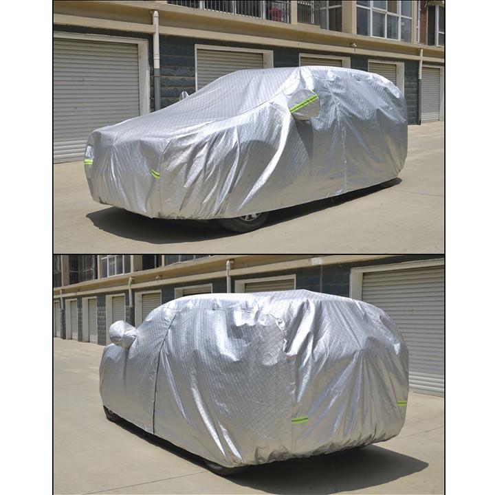 Bạt che phủ xe ô tô 7 chỗ Kia Rondo, Bạt trùm xe hơi 5 chỗ cao cấp chất liệu vải PEVA chống nắng mưa không thấm nước