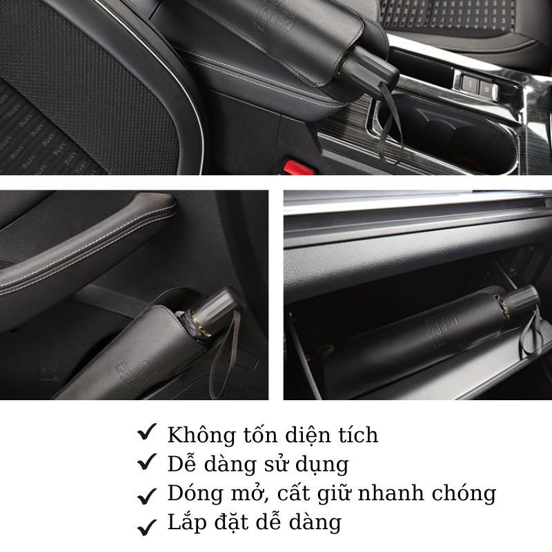 Dù che nắng ô tô 4 5 7 chỗ, ô chắn nắng kính lái ô tô vải dù cán kim loại cacbon chống tia uv