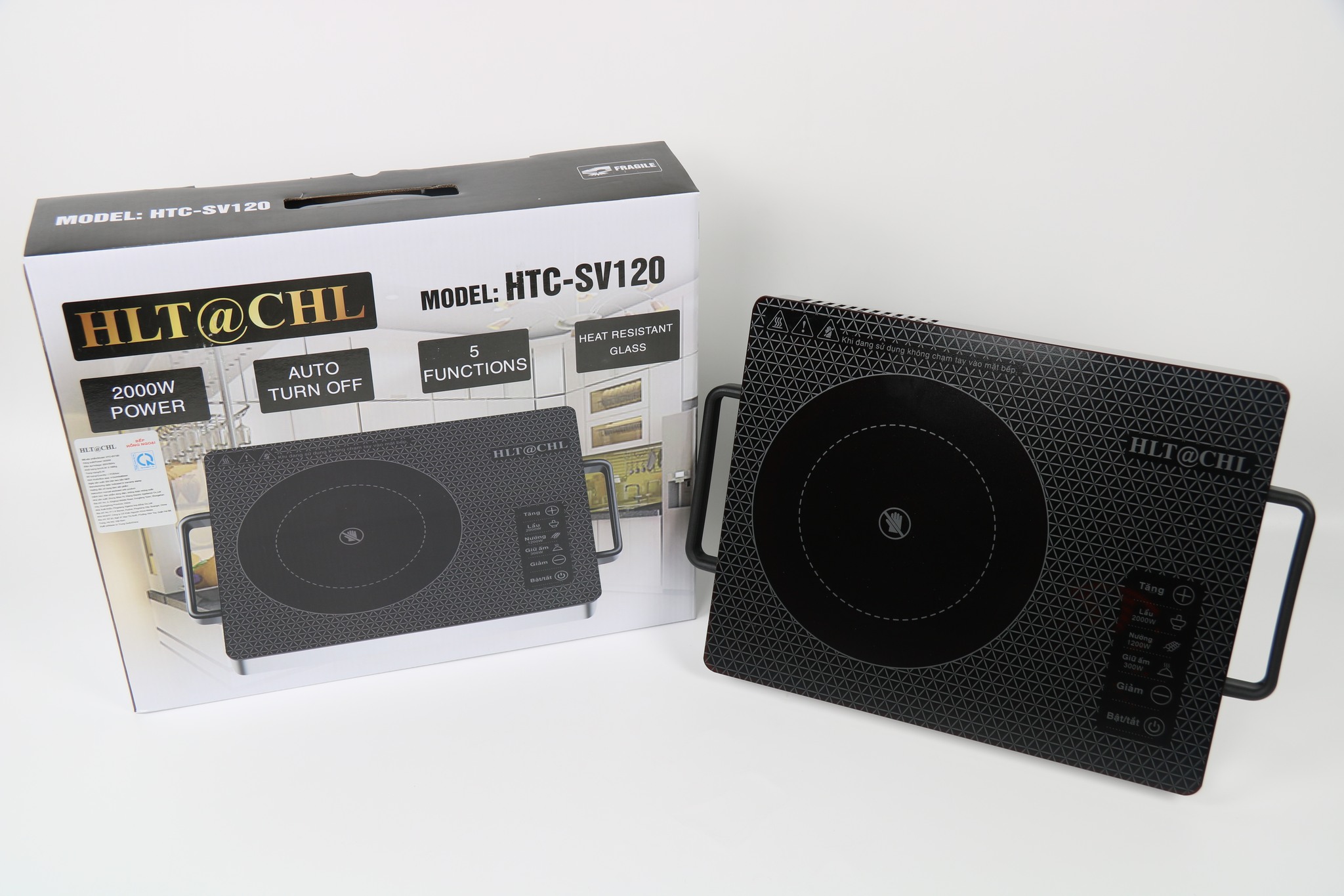 Bếp Hồng Ngoại Đơn HLT@CHL HTC-SV120 - Hàng Chính Hãng
