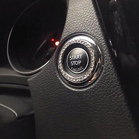 Vòng đá trang trí nút Start, Stop phù hợp mọi loại xe,viền trang trí nút đề nổ xe hơi loại đẹp