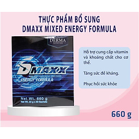 DMAXX thức uống bổ sung vitamin năng lượng có đường DAMODE 8 gói dùng thử màu xanh
