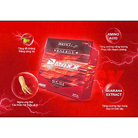 DMAXX thức uống bổ sung vitamin năng lượng không đường DAMODE 32 gói màu đỏ mỗi gói 2,2gr