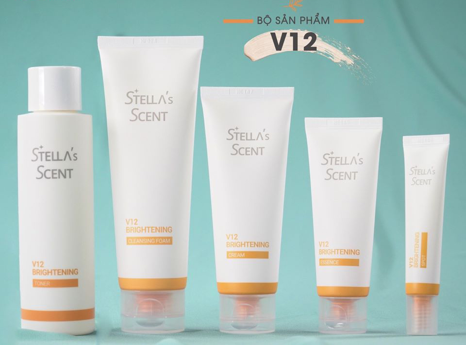 Bộ Dưỡng Trắng Da V12 Stella