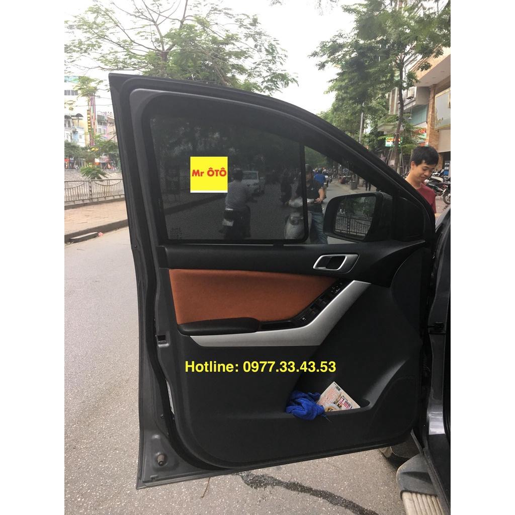 Rèm Che Nắng Xe Mazda BT50 Loại 1. Cam Kết Vải Dày Dặn, Chuẩn Khít Theo Xe