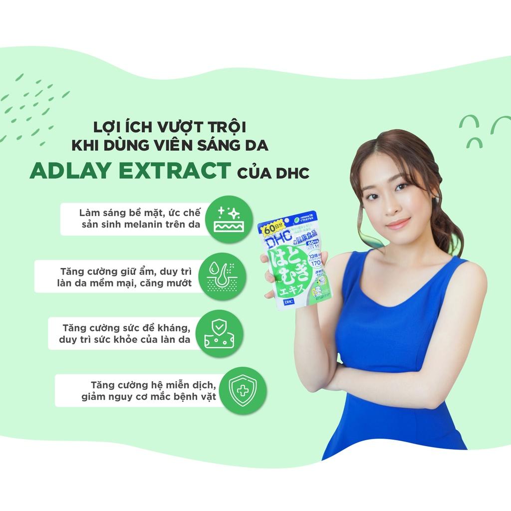 Viên uống sáng da DHC Adlay Extract Nhật Bản