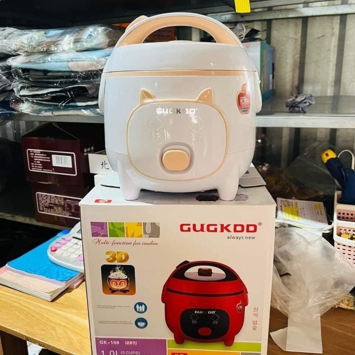 Nồi Cơm Điện 1L GUGKDD GK-108 - Màu Ngẫu Nhiên- Hàng Chính Hãng
