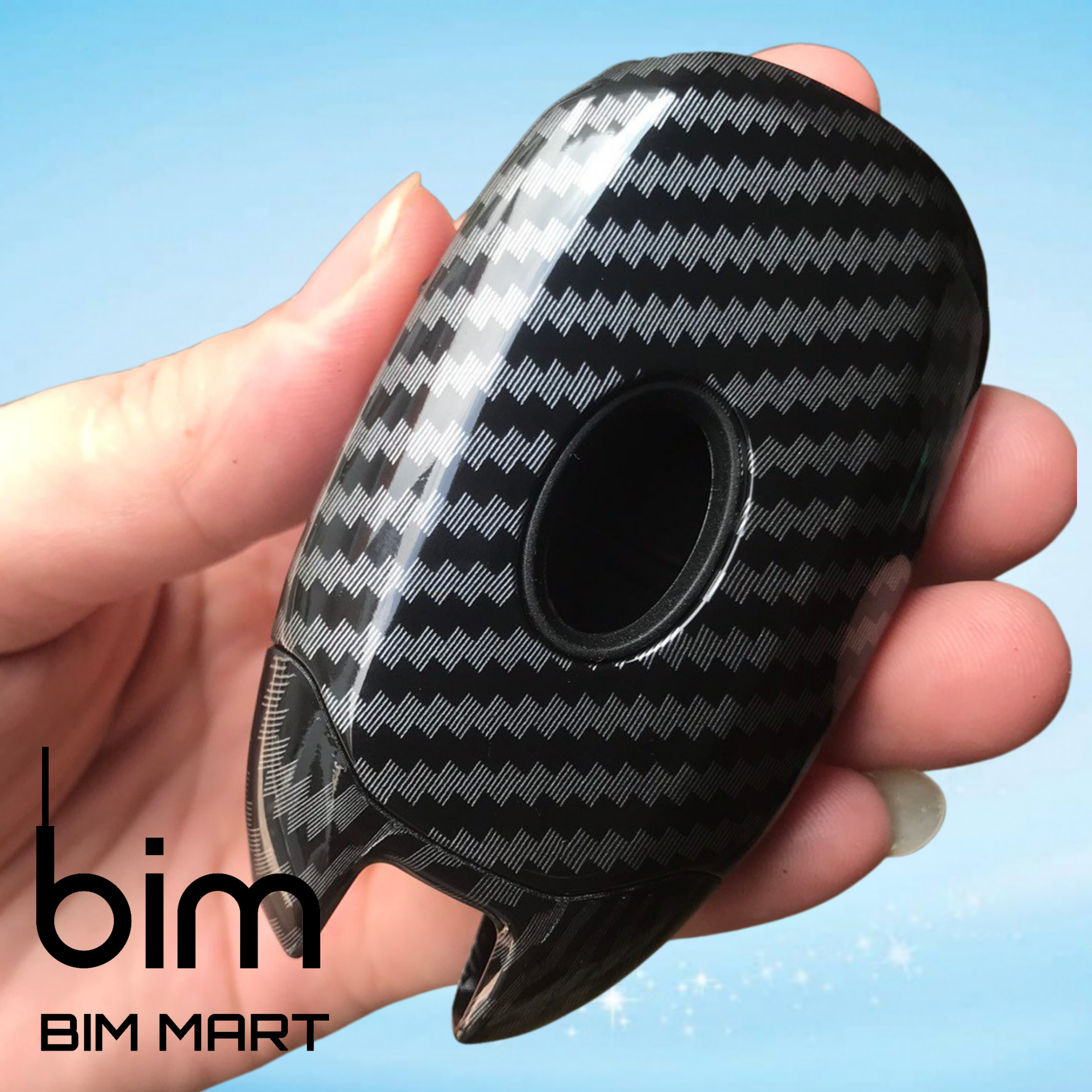 Ốp Vân Carbon Lót Silicon Bọc, Bảo Vệ Chìa Khóa Xe Hyundai Accent 2021 ( Tặng kèm móc đeo INOX )