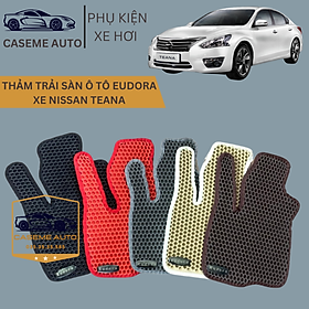[NISSAN TEANA] Thảm Trải Sàn, Lót Sàn Ô Tô Cao Su Eudora CloudFoam Thiết Kế Theo Xe Dành Cho Xe NISSAN TEANA, Chống Nước, Không Mùi, Ngăn Bụi Bẩn, Dễ Vệ Sinh - Hàng Chính Hãng