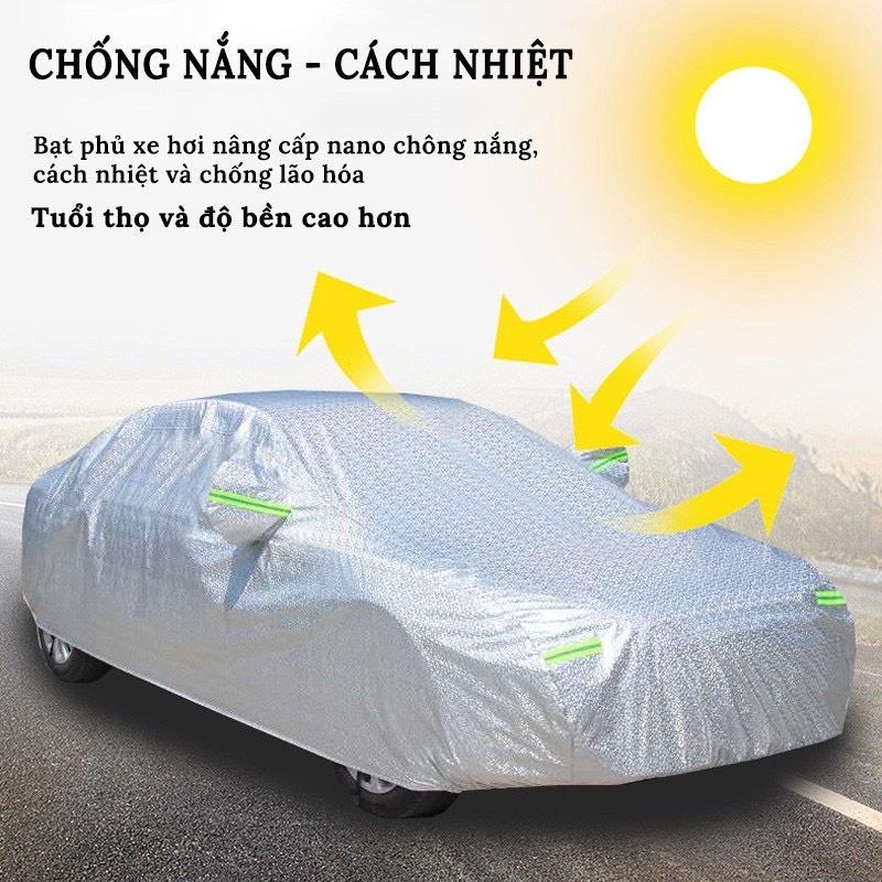 Bạt Phủ Ô Tô #Mazda CX5 CAO CẤP 3 LỚP -Tráng Bạc Cách Nhiệt, Chống Nước, Chống Trộm Gương(hàng cao cấp)