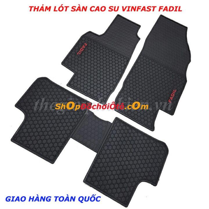 Fadil ,Thảm lót sàn cao su đúc không mùi xe Vinfast Fadil 2018 2019 2020 2021
