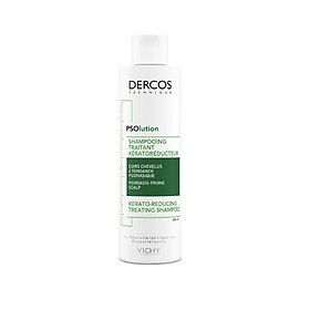 Dầu Gội Vichy Giảm Tình Trạng Bong Tróc Cho Da Đầu Gàu Và Ngứa Dercos PSOlution Keratoreducing Treatment Shampoo 200ml