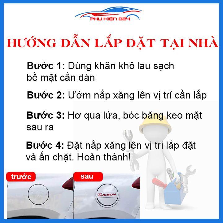Ốp nắp bình xăng CRV 2018-2019-2020 vân cacbon chống trầy trang trí ô tô
