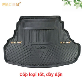Lót cốp xe ô tô (qd) CAMRY 2011-2017 chất liệu TPV thương hiệu Macsim màu đen