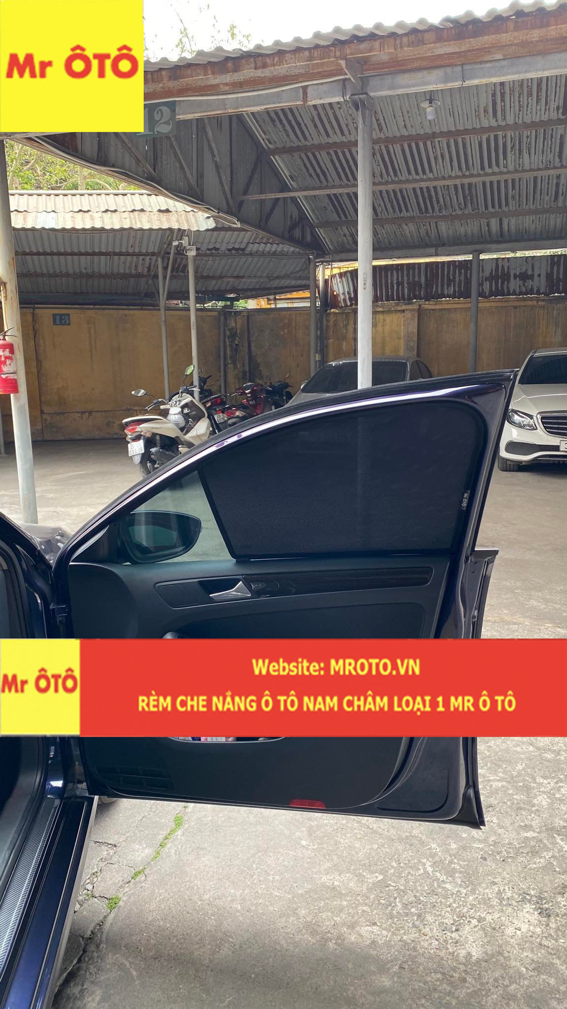 Rèm Che Nắng Xe Volkswagen Jetta Hàng Loại 1 Chuẩn From, Dày Dặn
