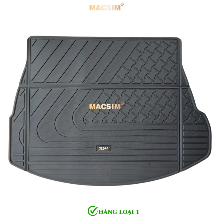 Thảm lót cốp xe ô tô LEXUS NX 2022-2024+ nhãn hiệu Macsim 3W chất liệu TPE cao cấp màu đen