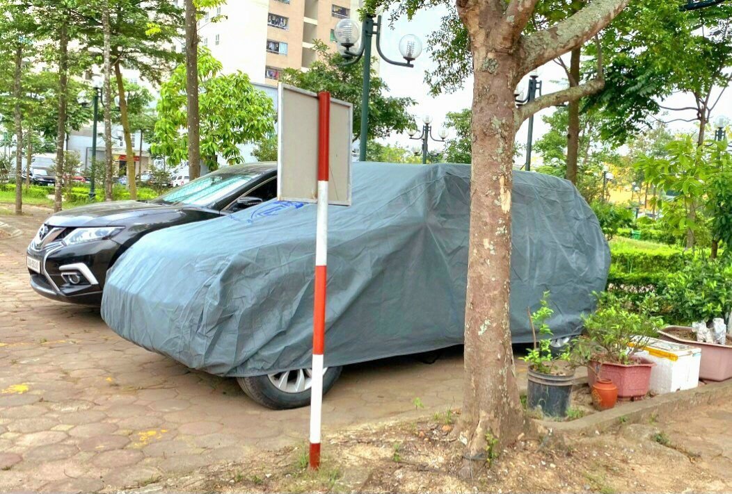 Bạt phủ ô tô chất liệu vải không dệt cao cấp thương hiệu MACSIM dành cho Volkswagen Teramont X 5 chỗ màu ghi
