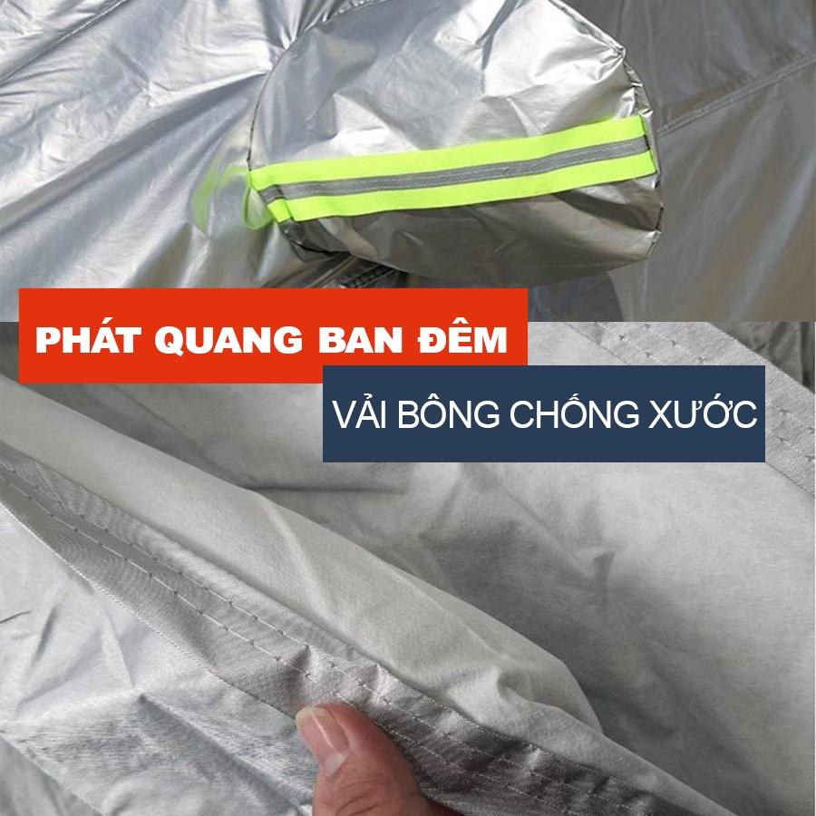 Bạt che phủ bảo vệ xe oto Vinfast Fadil, bạt vải dù Oxford thông minh trùm phủ kín xe ô tô 5 chỗ chống nắng, nóng, mưa