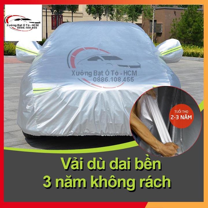 Bạt Phủ Ô Tô Vải Dù Oxford, Tráng Nhôm Cao Cấp, Áo Trùm Bảo Vệ Xe HYUNDAI I10 SEDAN, Bạc Phủ Trùm