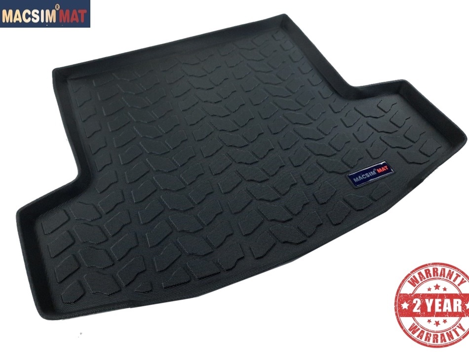 Thảm lót cốp xe ô tô Chevrolet Captiva 2012- nay nhãn hiệu Macsim chất liệu TPV cao cấp màu đen(132)