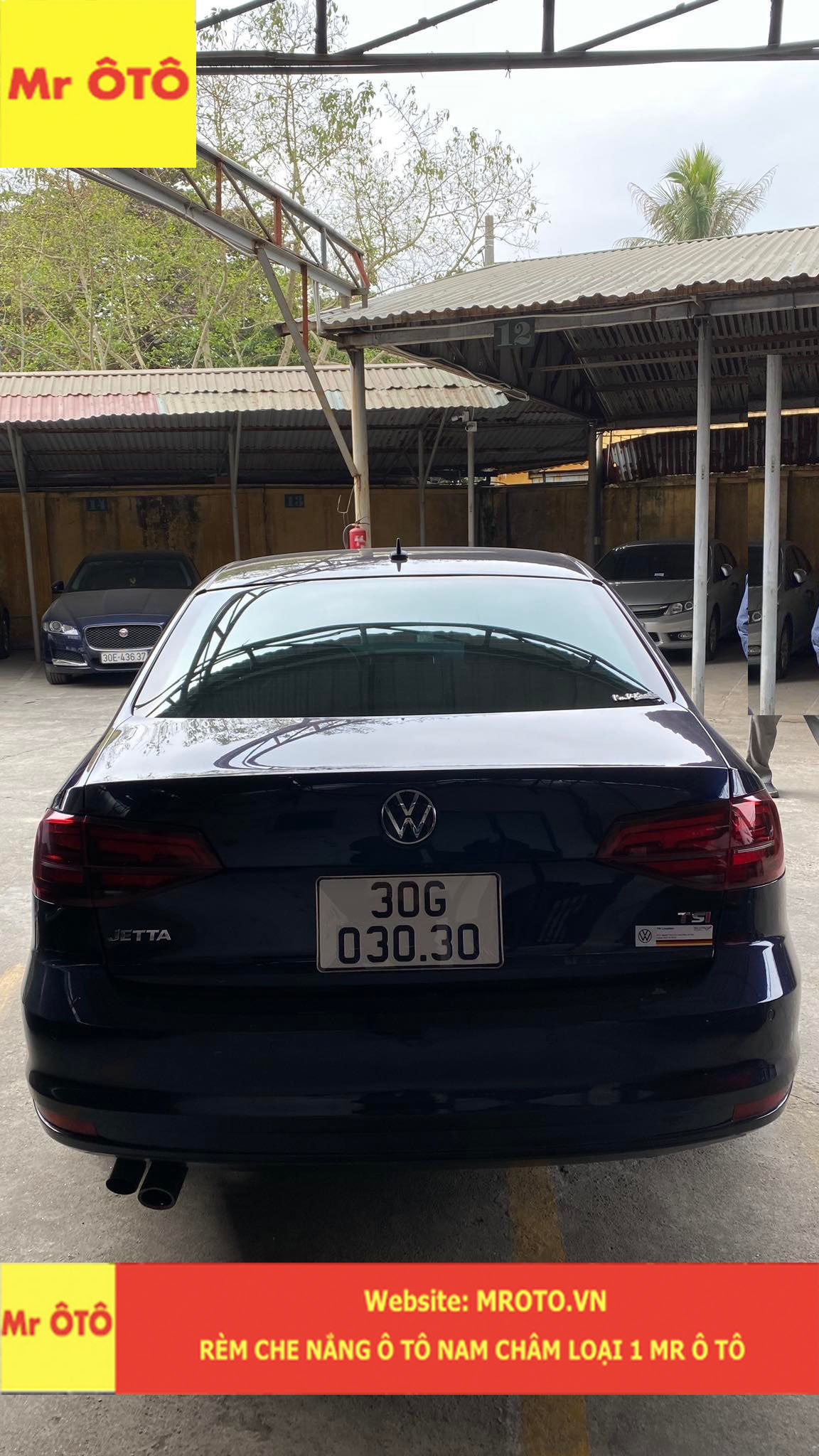 Rèm Che Nắng Xe Volkswagen Jetta Hàng Loại 1 Chuẩn From, Dày Dặn