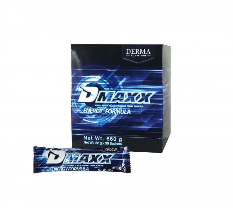 DMAXX thức uống bổ sung vitamin năng lượng có đường DAMODE 13 gói dùng thử màu xanh