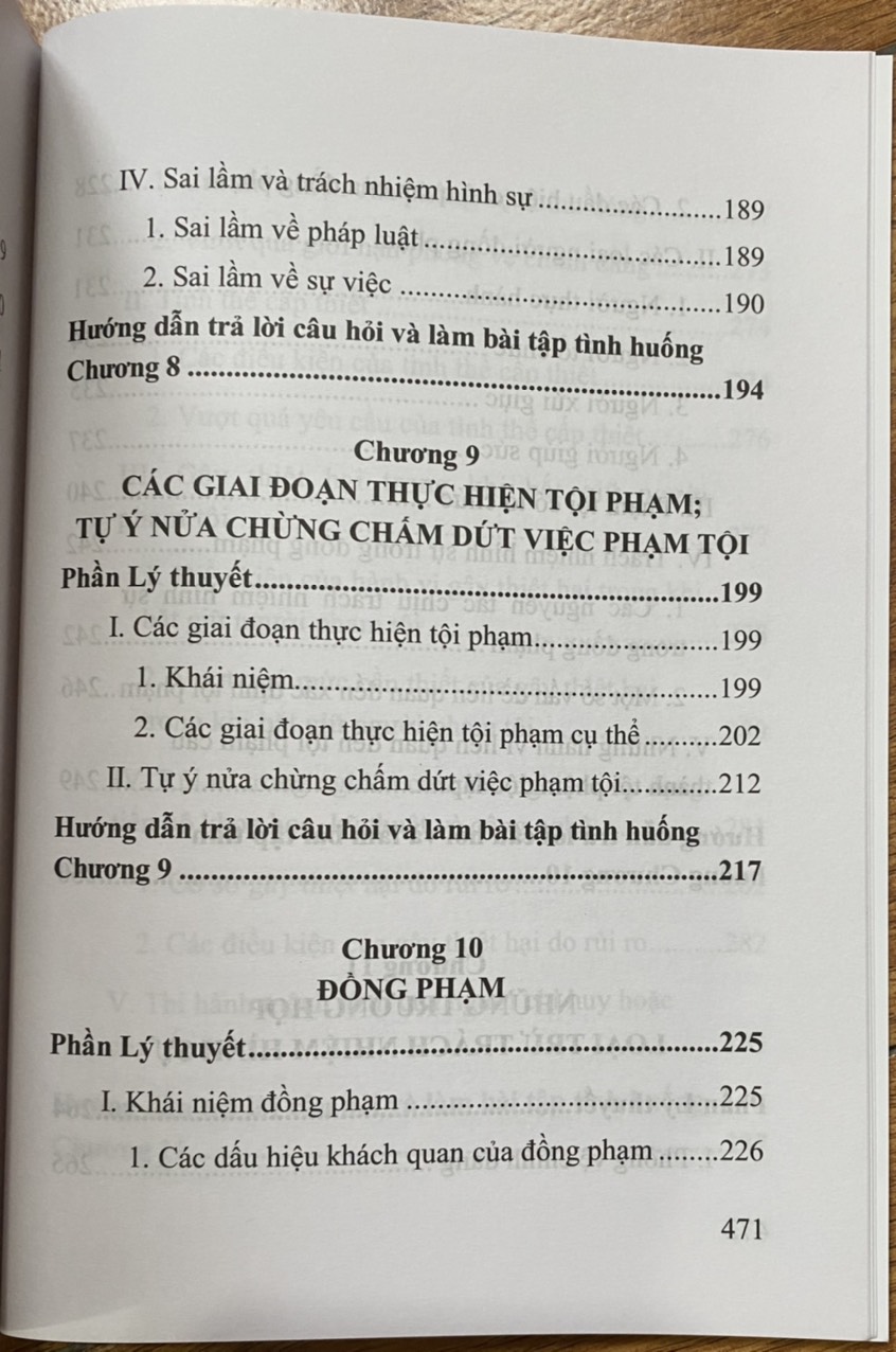 Hướng dẫn môn học Luật Hình Sự -Tập 1 - Phần Chung